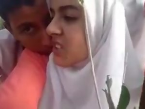 with an eye to hijab fuck
